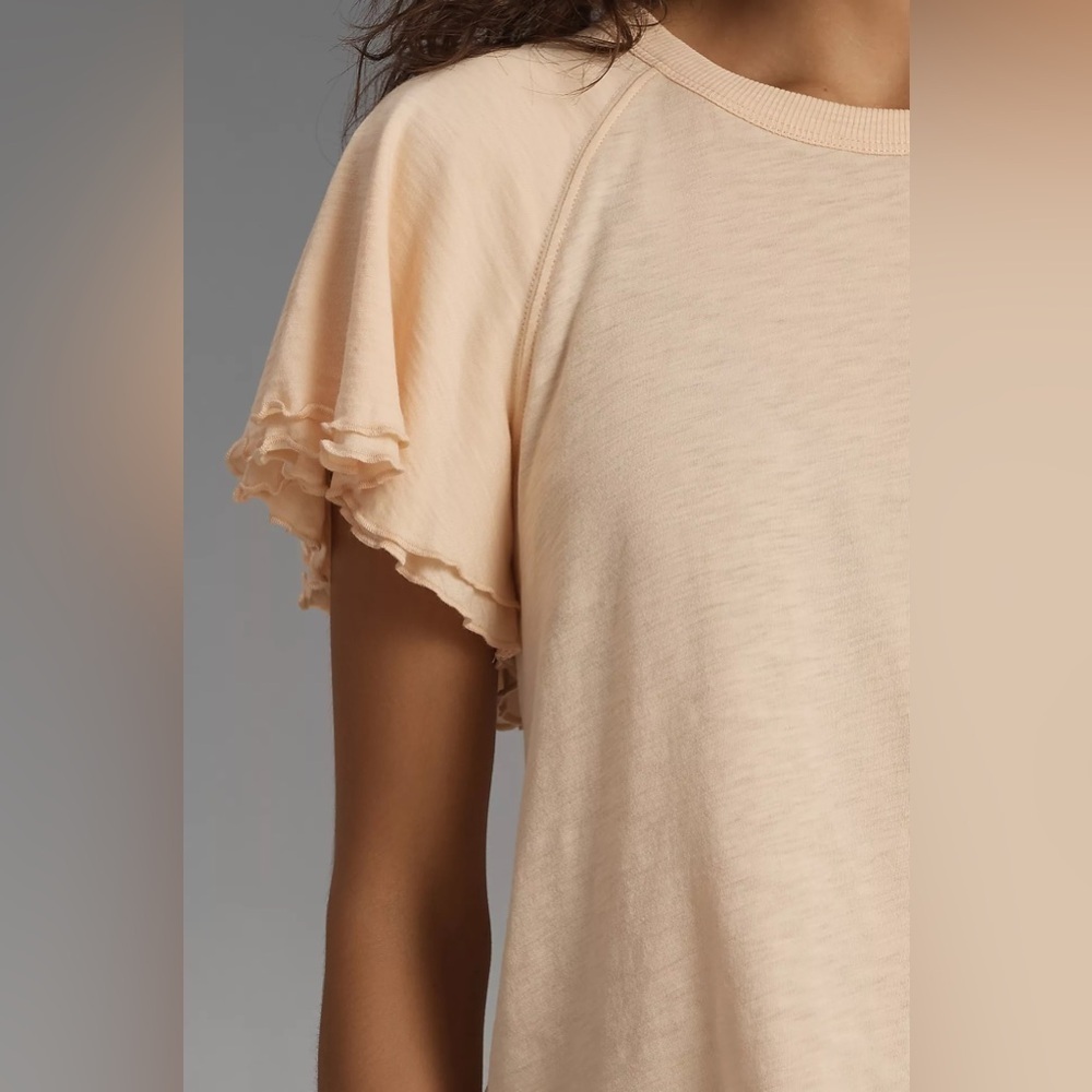 NWT Nation LTD Macy Flutter-Sleeve Raglan Top - Picture 4 of 4